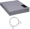 Drowzi™ Grounding Bed Sheet Set – 95% Organic Cotton, 5% Silver Fiber