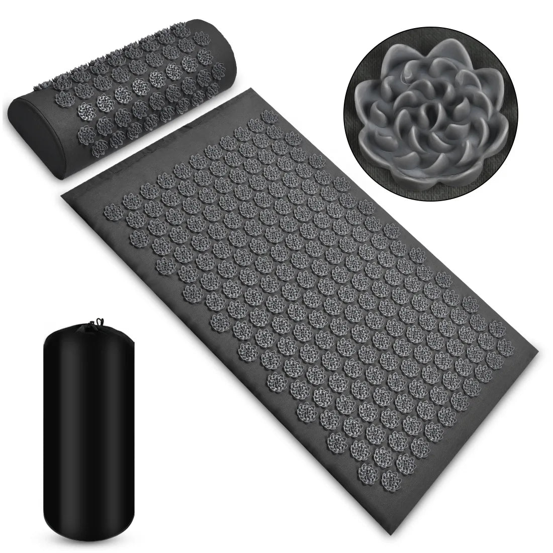 Drowzi Sleep™ AcuMat - Acupressure Mat + Pillow Set