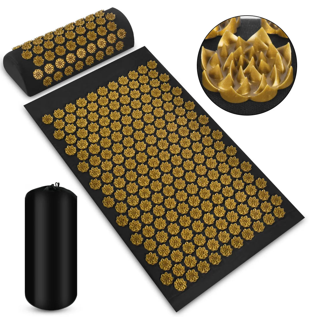 Drowzi Sleep™ AcuMat - Acupressure Mat + Pillow Set